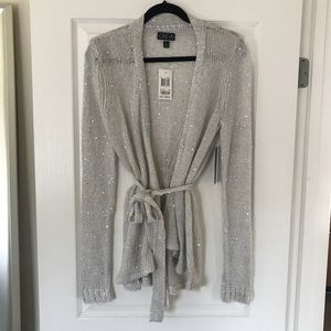 Beautiful sequin cardigan from Macy’s.